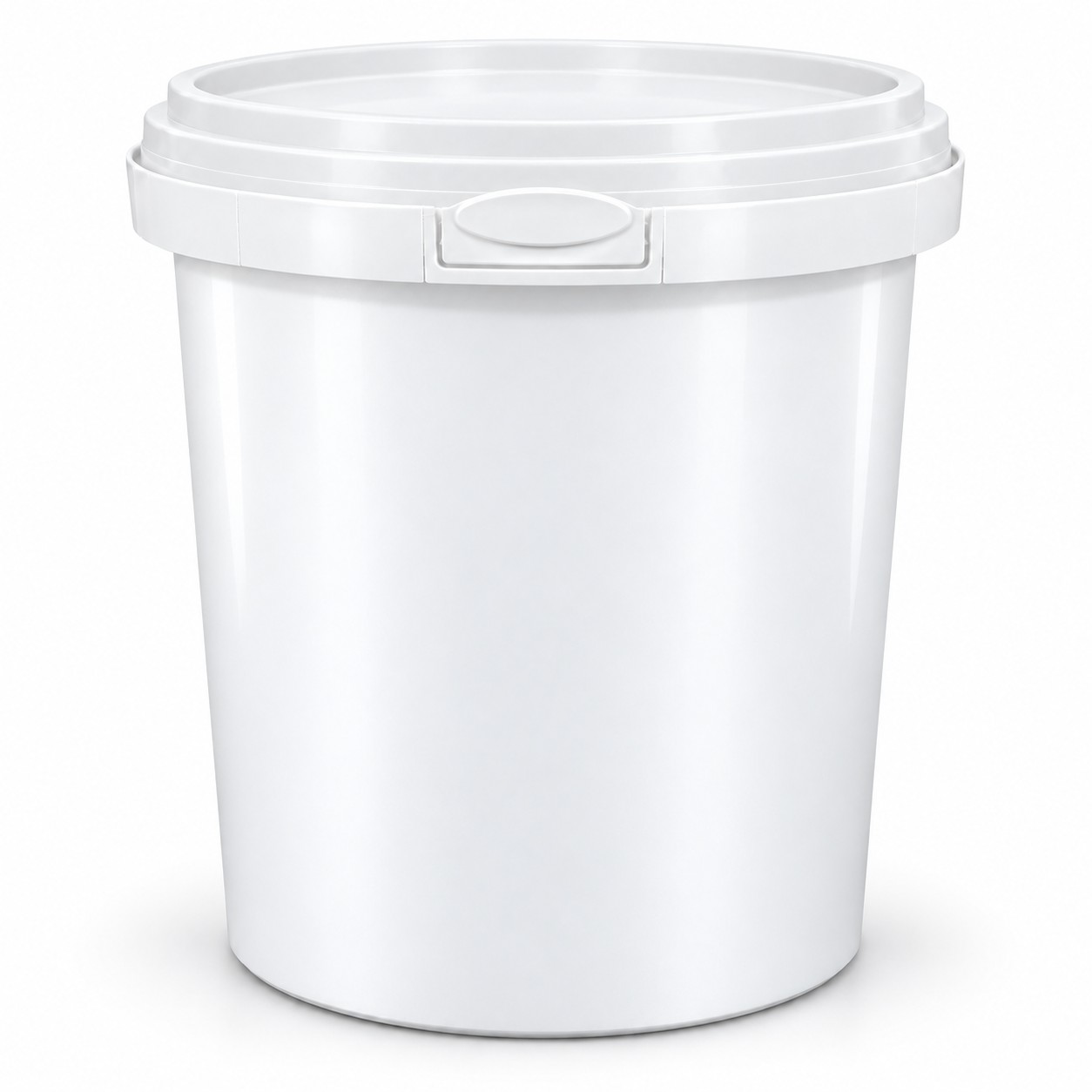 Pote branco de 500 ml com lacre